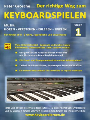 cover image of Der richtige Weg zum Keyboardspielen (Stufe 1)